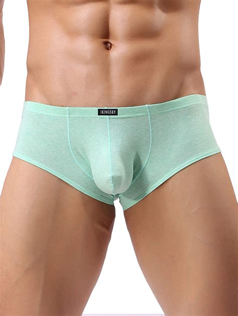 Ikingsky Mens Cotton Boxer Briefs Underwear Sexy Low Rise Men Pouch Boxer Short Ebay