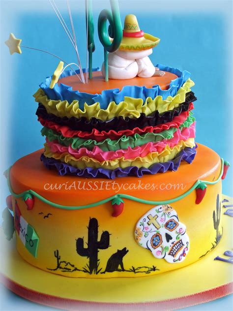 32 Brilliant Photo Of Mexican Birthday Cake 60th Birthday Cakes Happy