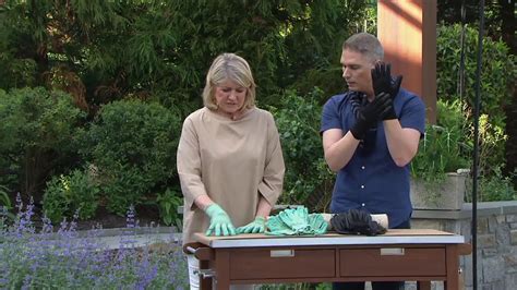 Martha Stewart 3 Pair Non Slip Grip Garden Gloves On Qvc Youtube