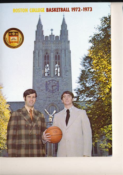 B1972 1973 Boston College University Basketball Press Media Guide