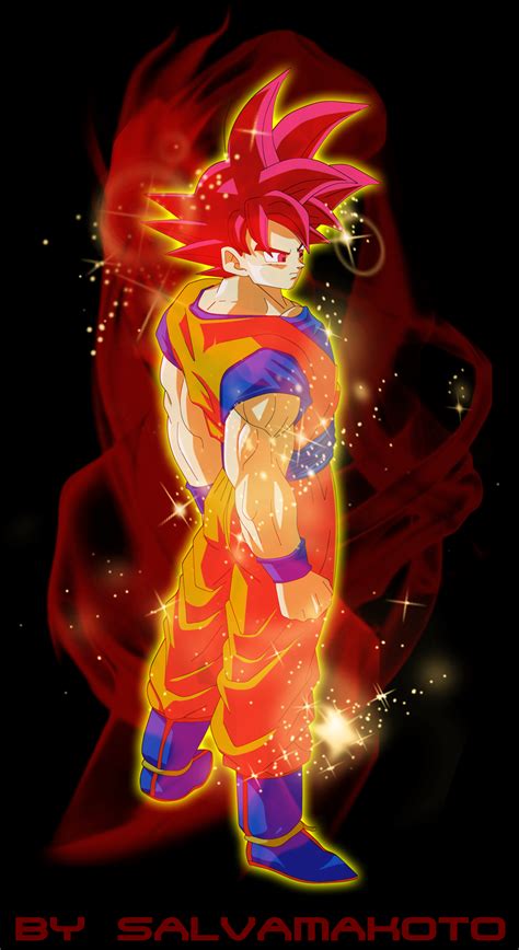 Super Saiyan God By Salvamakoto On Deviantart Super Sayajin Dragon
