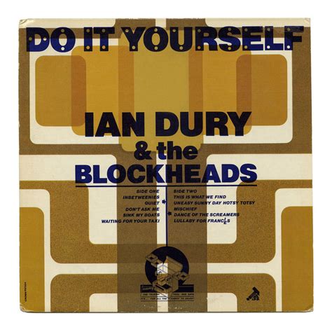 Do It Yourself Ian Dury And The Blockheads Stiff Recordsuk 1979 Design