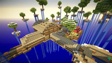 Minecraft Skyblock Water Land Minecraft Project