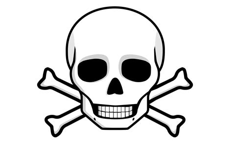 Drawings Of Skull And Crossbones Clipart Best