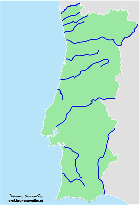 Os Principais Rios De Portugal Ensino De Geografia