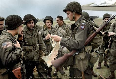 Paratroopers Of The Us 82nd Airborne Division Receiving A Final