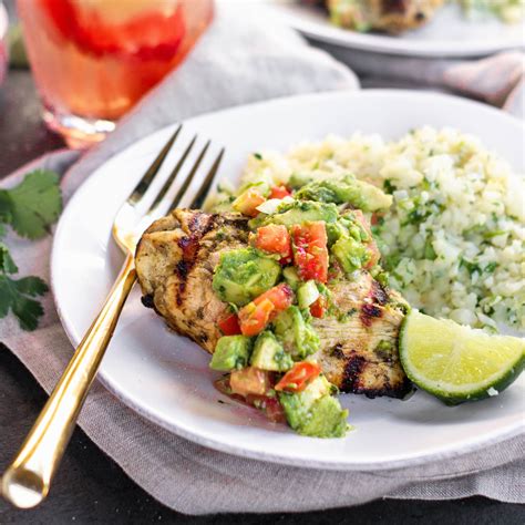Pair this zesty cilantro lime grilled chicken with avocado salsa and you've got yourself a dish that will become a family favorite! Cilantro Lime Chicken With Avocado Salsa - Newbe Recipes