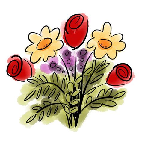 Bunch Of Flowers Clipart Free Download On Clipartmag