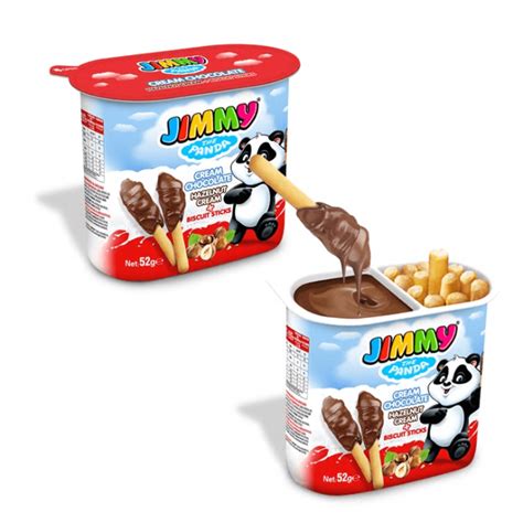 Köp Jimmy Hazelnut Cream And Biscuit Sticks 52g 1st Hos Coopers Candy