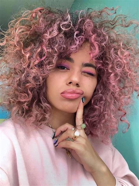 Hair Colour Trends To Make You Reconsider Balayage Curly Pink Hair