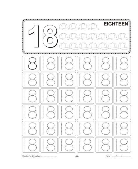 Number Tracing Playgroup Preschool Number Worksheets Printable