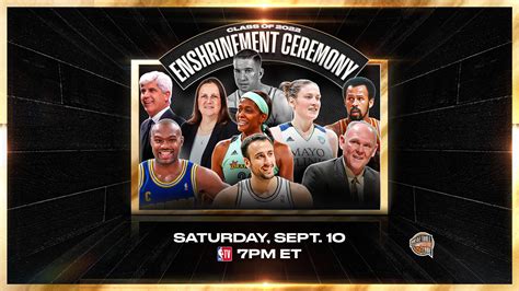 NBA TV To Exclusively Televise 2022 Naismith Memorial Basketball Hall
