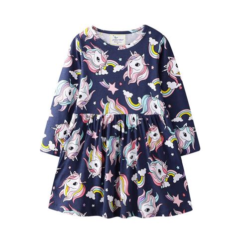 Jumping Meters New Arrival Princess Apple Girls Dresses Cotton Fashion