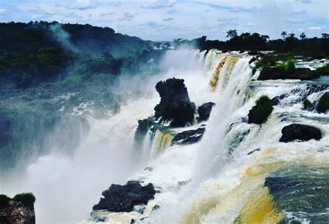 Mighty Iguazu Waterfalls The Largest Waterfall Of The World In Terms Of