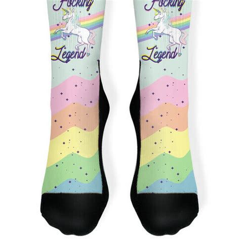 Fucking Legend Unicorn Socks Lookhuman