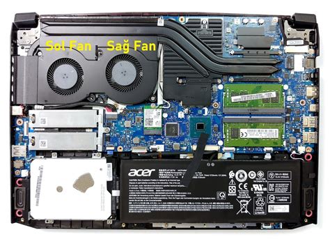 Acer Nitro 5 An515 43 Fan V1 Sağ Fan 284978 Ov 1657 Dataservisnet