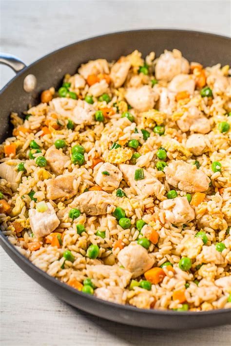 Chicken Fried Rice Directions Calories Nutrition And More Fooducate