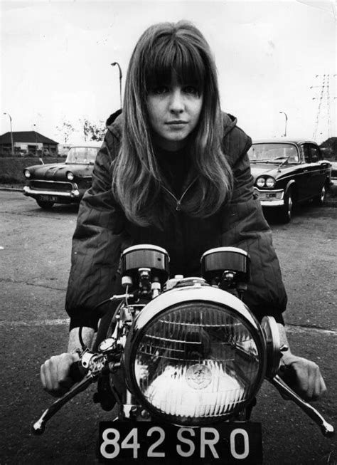 Jane Asher Riding A Motorcycle 1965 A Look Back Huffpost