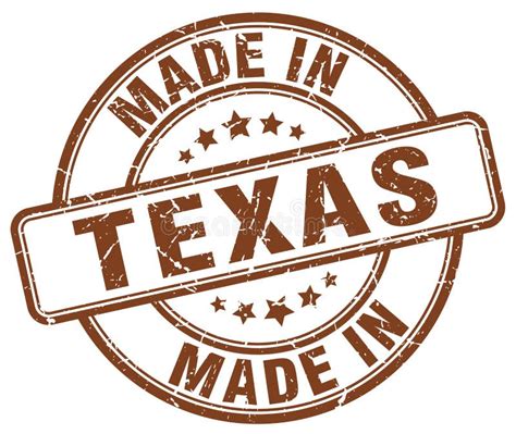 Made In Texas Stamp Stock Vector Illustration Of Isolated 121652449