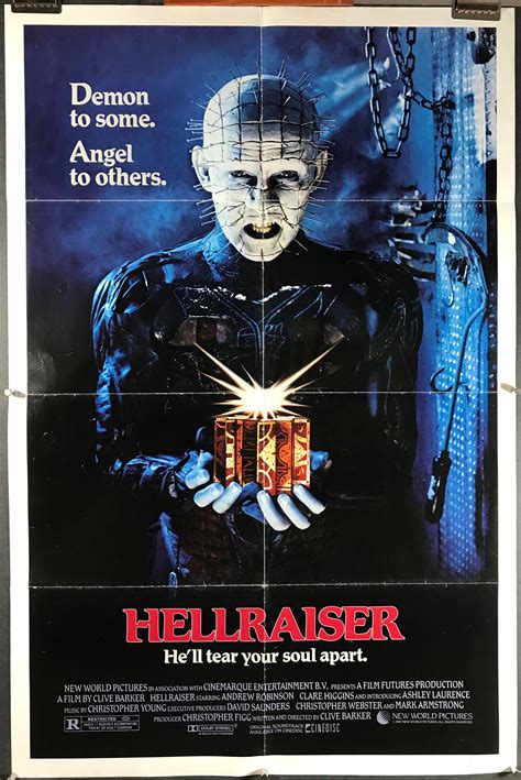 Hellraiser Original Vintage Horror Movie Poster Original Vintage