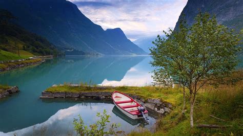 Norway Lake Wallpapers Top Free Norway Lake Backgrounds Wallpaperaccess