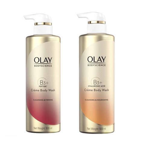 Olay Body Science Body Wash Cleansing And Nourishing 500ml Shopee