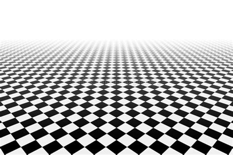 Checkered Background In Perspective Stock Illustration Illustration