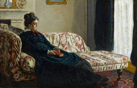 Méditation Madame Monet Au Canapé Camille Doncieux 1847 1879 Première Femme De Lartiste De