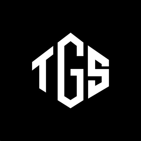 Diseño De Logotipo De Letra Tgs Con Forma De Polígono Diseño De