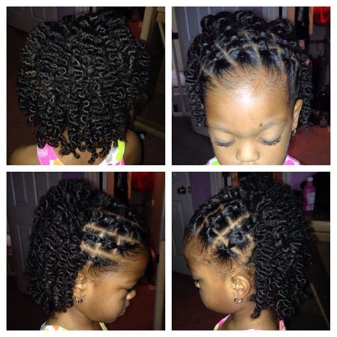 Rubber band hairstyle for your baby girl: Kids Kids Natural Hair Twist Out | Natural hairstyles for ...
