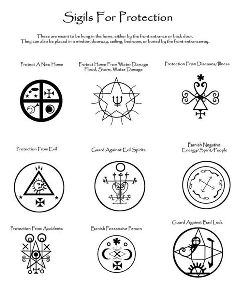 ° Signs ° Protection Sigils Magic Symbols Sigils Symbols