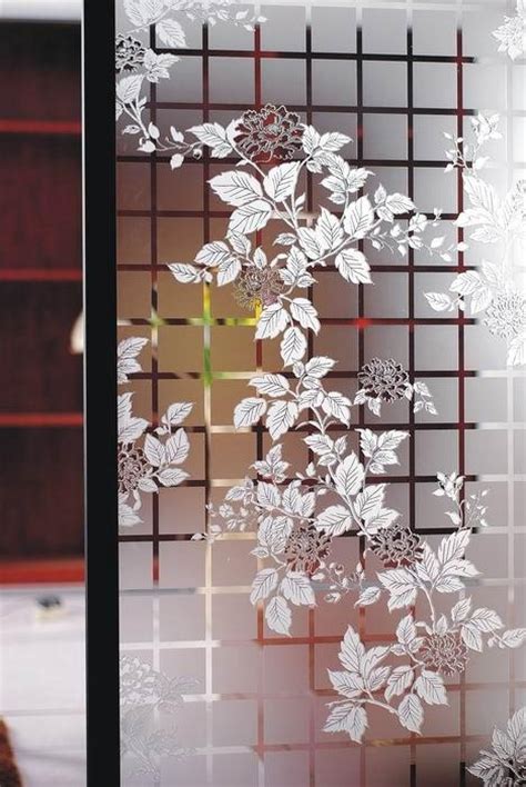 Your design, your vision, no holding back. decorative acid etched pattern glass - DSG-002 - Henghao ...