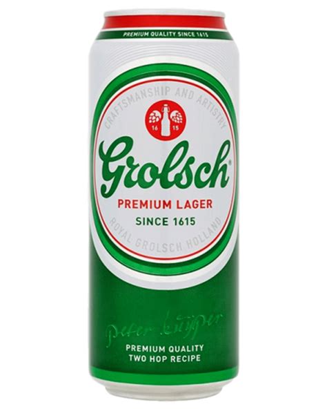 Grolsch Premium Dutch Lager Cans 500ml Unbeatable Prices Buy Online Best Deals With Delivery