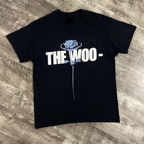 Pop Smoke Vlone The Woo Tee Shirt Vlone Reprinted 2021 Men Etsy