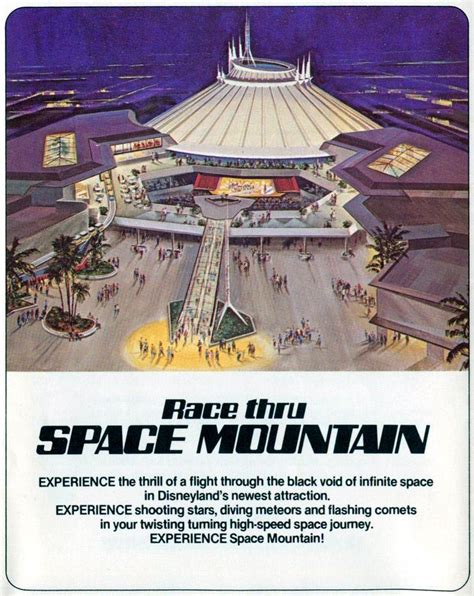Race Thru Space Mountain Disneyland Poster With Images Space