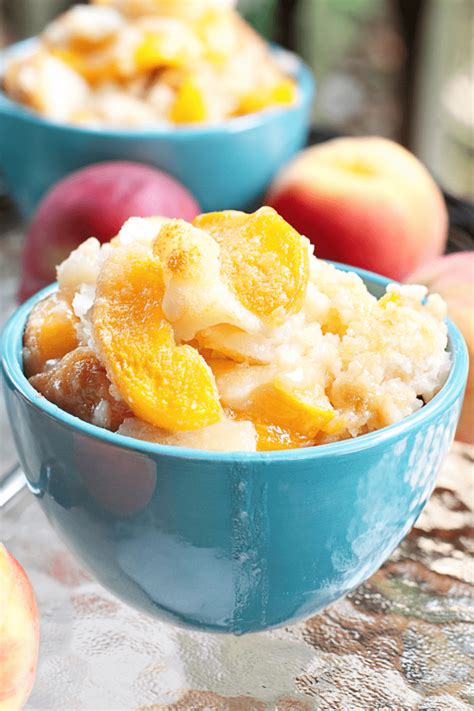 If you use peaches in heavy syrup, you may want to reduce the amount of sugar a little. Paula Deen's Peach Cobbler - Insanely Good