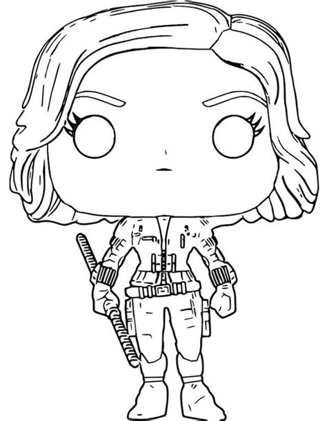 Avengers Black Widow Coloring Page Free Printable Coloring Pages For Kids