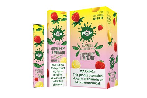 Pop Disposable Vape Strawberry Lemonade 899 Free Shipping No