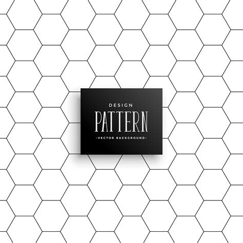 Minimal Hexagonal Line Pattern Background Download Free Vector Art