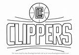 Clippers Draw Los Angeles Drawing Step Nba Tutorials Sports Drawingtutorials101 sketch template