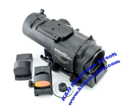 Dr Style Elcan 4x Magnifier Illuminated Scope With Mini Red Dot