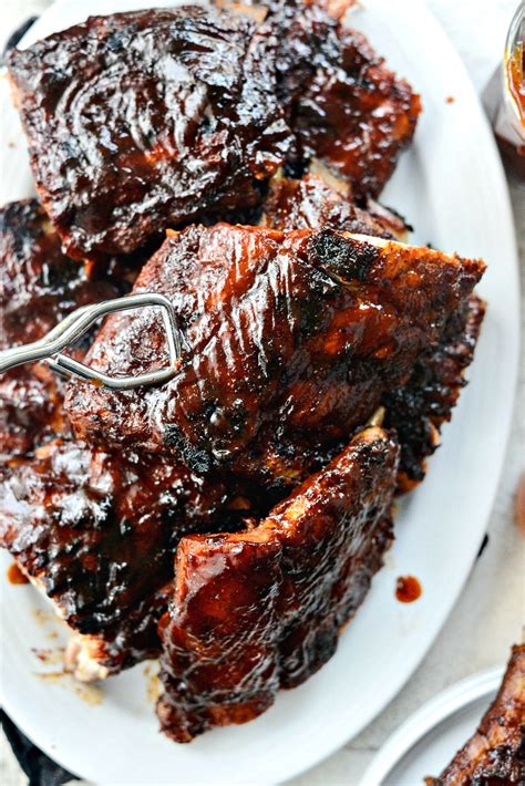 Or maybe you live in an apartment and don't have a barbecue at all. Easy BBQ Baby Back Ribs - Simply Scratch