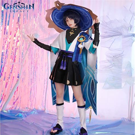 Genshin Impact Cosplay Wanderer Scaramouche Cosplay Costume Genshin