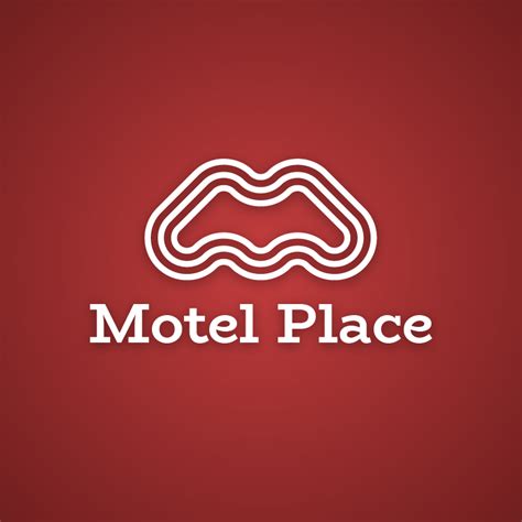 Motel Place Letter M Geometric Vector Logo Roven Logos