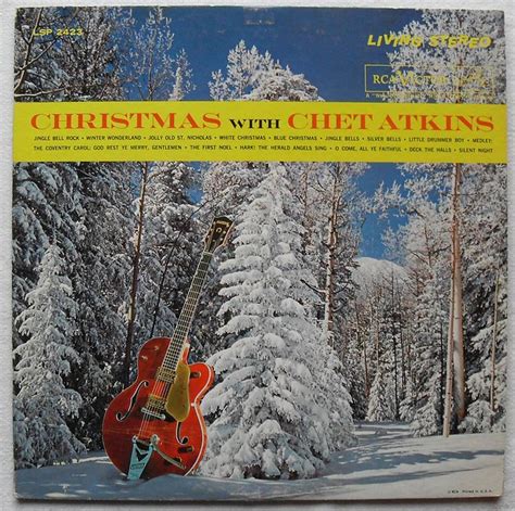 1960s Chet Atkins Christmas Lp Vintage Record Album Cover Vinyl