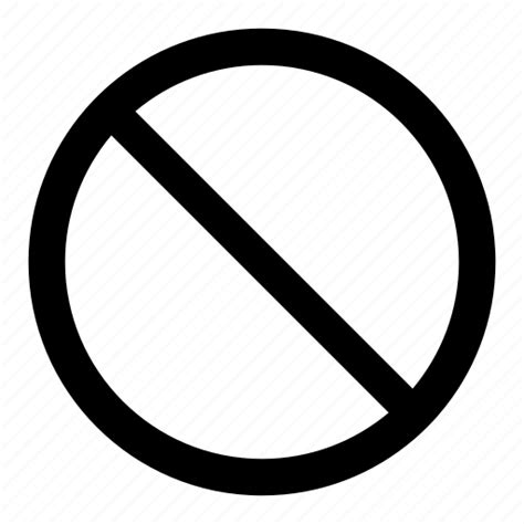 Not Permitted Prohibition Signs Warning Icon Download On Iconfinder