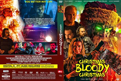 Christmas Bloody Christmas 2023 DVD Cover Printable Cover Etsy