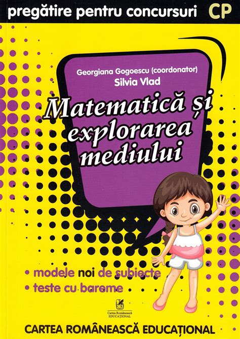 Matematica Si Explorarea Mediului Clasa Pregatitoare Pregatire