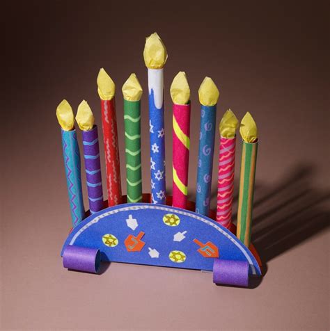 The front page of the internet. Chanukah Menorah Centerpiece Craft | crayola.com