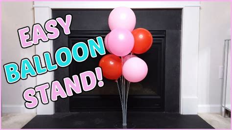 Easy Balloon Stand Balloon Centerpiece Youtube